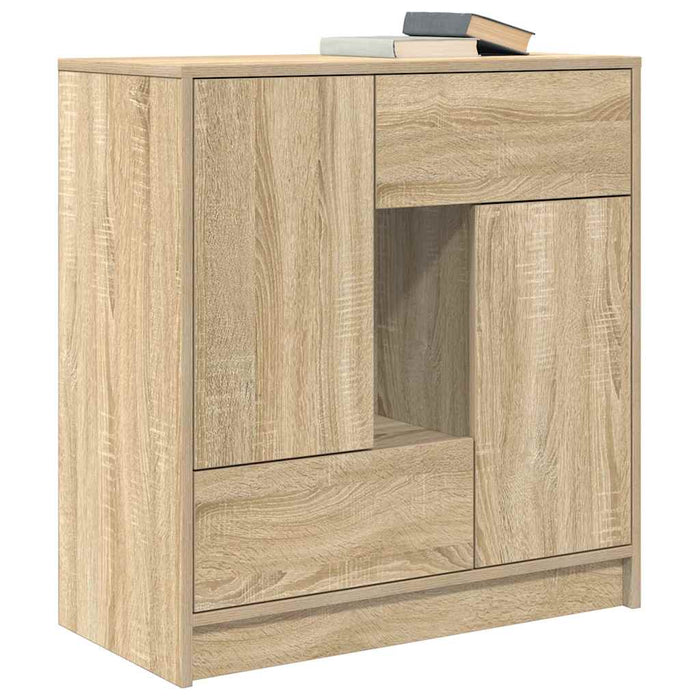 Bufetă cu sertare și uși Stejar Sonoma 70,5x34x74,5 cm - WALTI WALTI