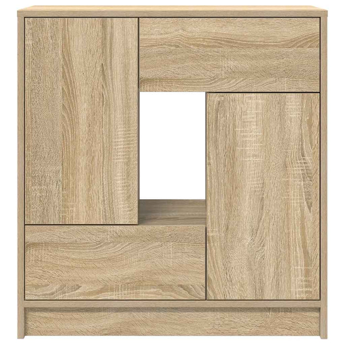 Bufetă cu sertare și uși Stejar Sonoma 70,5x34x74,5 cm - WALTI WALTI