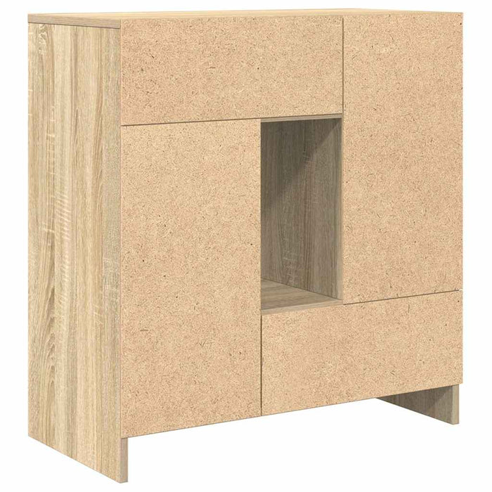 Bufetă cu sertare și uși Stejar Sonoma 70,5x34x74,5 cm - WALTI WALTI