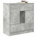Bufetă cu sertare și uși Gri beton 70,5x34x74,5 cm - WALTI WALTI