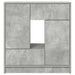 Bufetă cu sertare și uși Gri beton 70,5x34x74,5 cm - WALTI WALTI