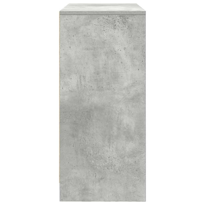 Bufetă cu sertare și uși Gri beton 70,5x34x74,5 cm - WALTI WALTI