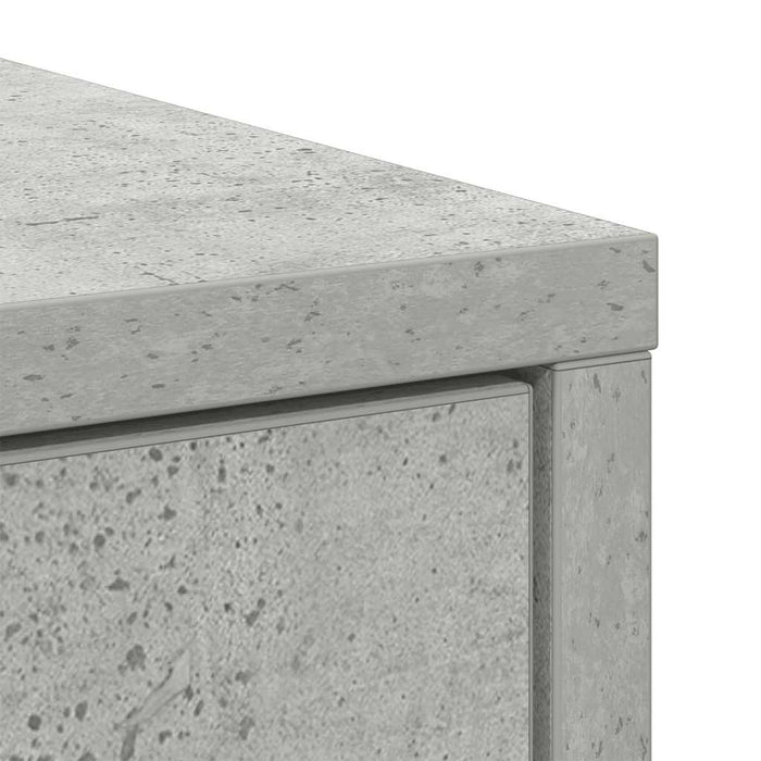 Bufetă cu sertare și uși Gri beton 70,5x34x74,5 cm - WALTI WALTI