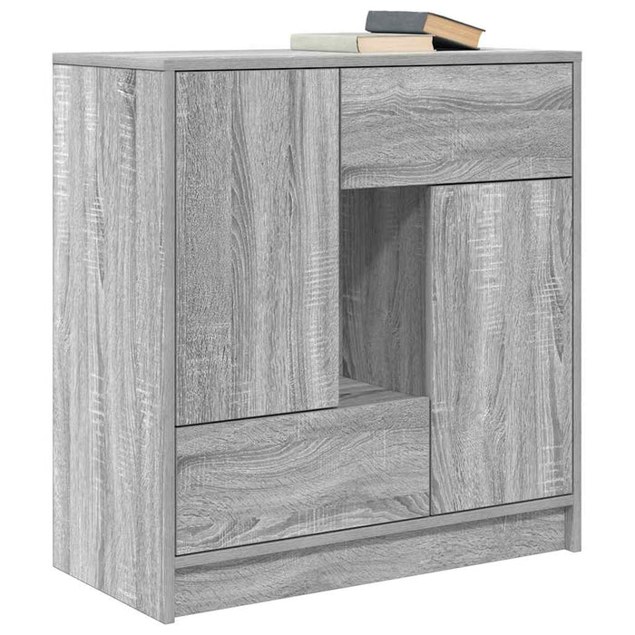 Bufetă cu sertare și uși Gri Sonoma 70,5x34x74,5 cm - WALTI WALTI