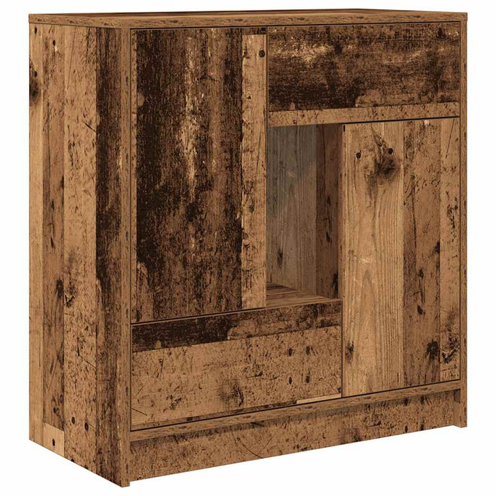 Bufetă cu sertare și uși Lemn vechi 70,5x34x74,5 cm - WALTI WALTI