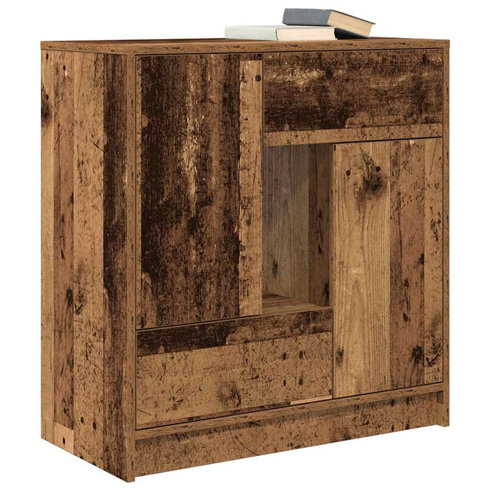 Bufetă cu sertare și uși Lemn vechi 70,5x34x74,5 cm - WALTI WALTI