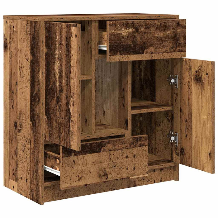 Bufetă cu sertare și uși Lemn vechi 70,5x34x74,5 cm - WALTI WALTI