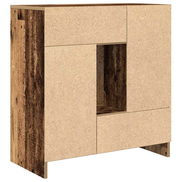 Bufetă cu sertare și uși Lemn vechi 70,5x34x74,5 cm - WALTI WALTI