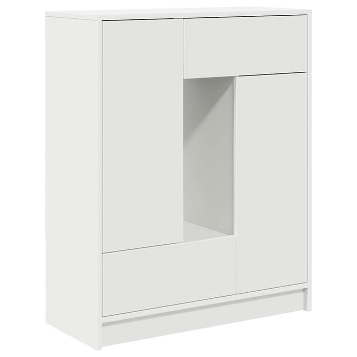 Bufetă cu sertare și uși alb 73x31x90 cm - WALTI WALTI