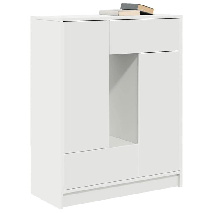 Bufetă cu sertare și uși alb 73x31x90 cm - WALTI WALTI