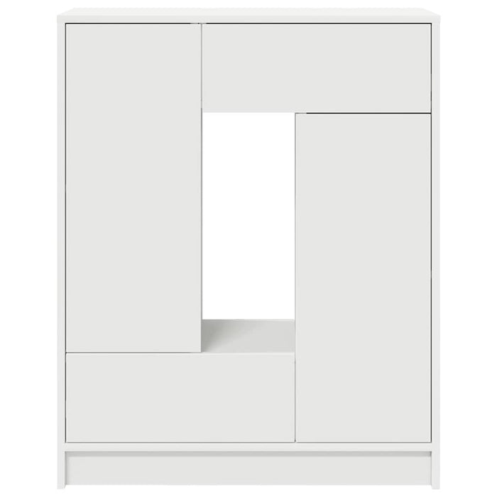 Bufetă cu sertare și uși alb 73x31x90 cm - WALTI WALTI