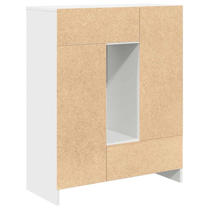 Bufetă cu sertare și uși alb 73x31x90 cm - WALTI WALTI