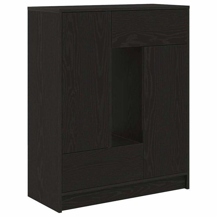 Bufetă cu sertare și uși Stejar negru 73x31x90 cm - WALTI WALTI
