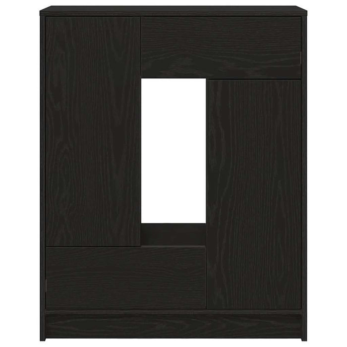 Bufetă cu sertare și uși Stejar negru 73x31x90 cm - WALTI WALTI