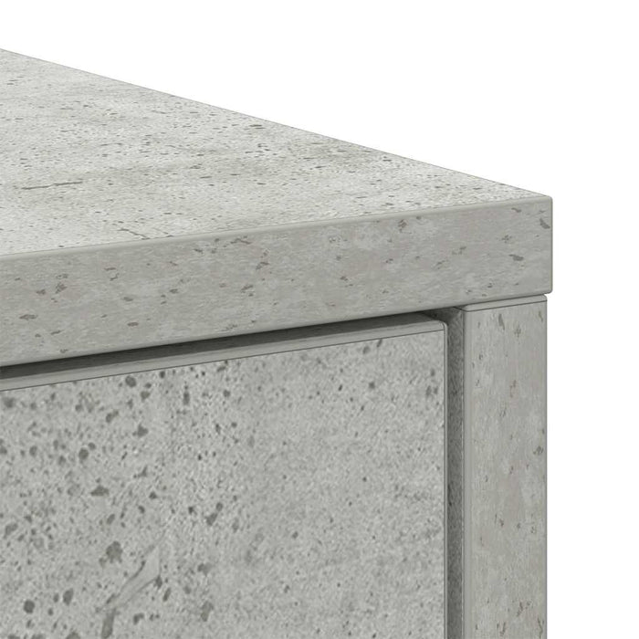 Bufetă cu sertare și uși Gri beton 73x31x90 cm - WALTI WALTI