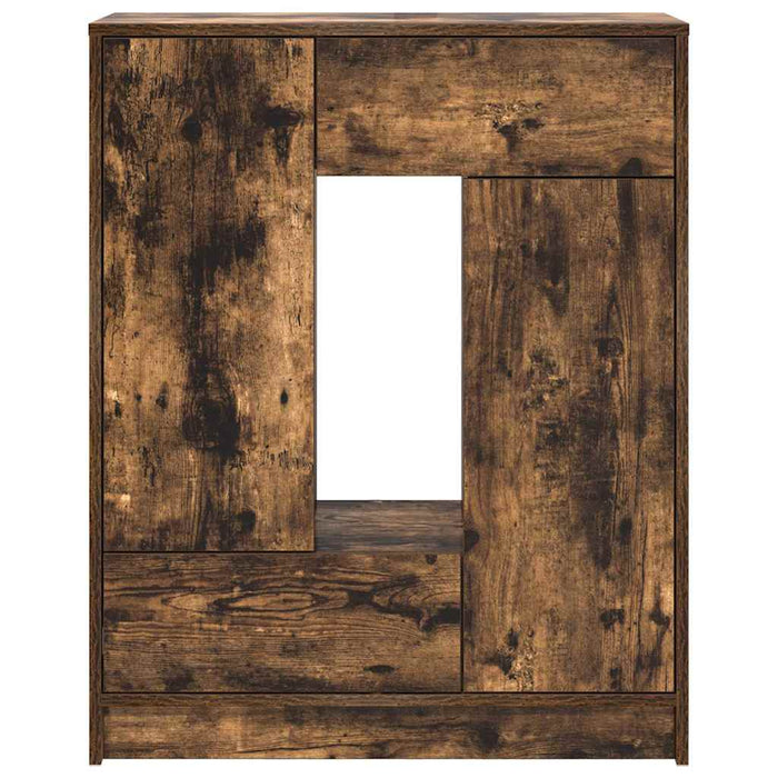 Bufetă cu sertare și uși Stejar afumat 73x31x90 cm - WALTI WALTI