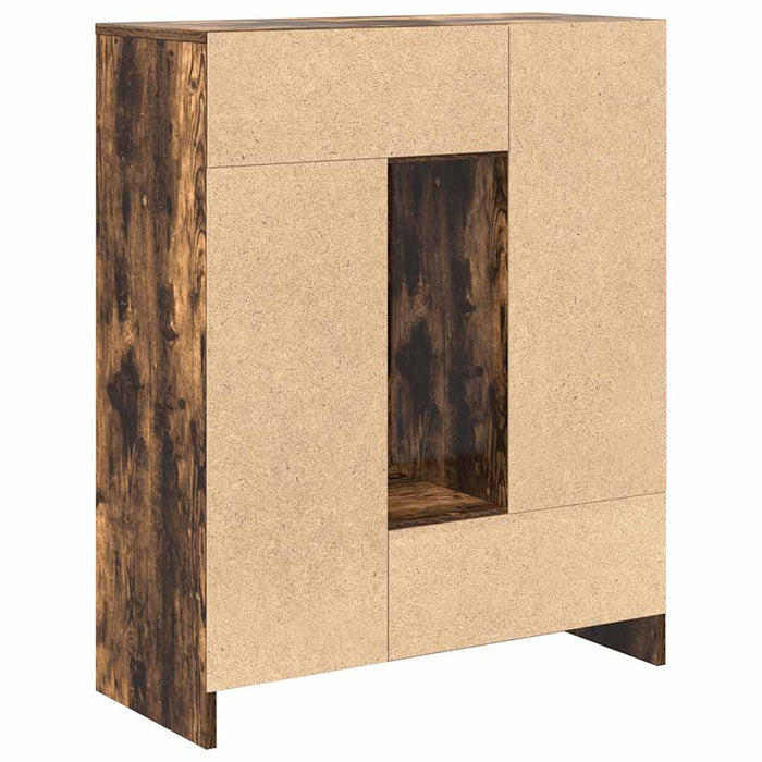 Bufetă cu sertare și uși Stejar afumat 73x31x90 cm - WALTI WALTI