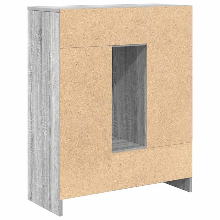 Bufetă cu sertare și uși Gri Sonoma 73x31x90 cm - WALTI WALTI