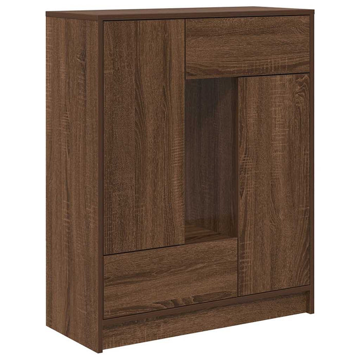Bufetă cu sertare și uși Stejar maro 73x31x90 cm - WALTI WALTI
