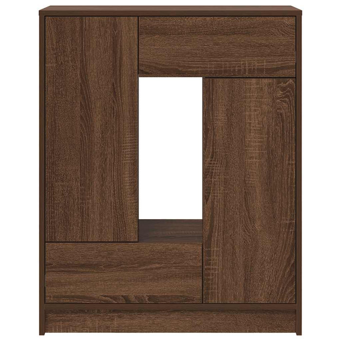 Bufetă cu sertare și uși Stejar maro 73x31x90 cm - WALTI WALTI