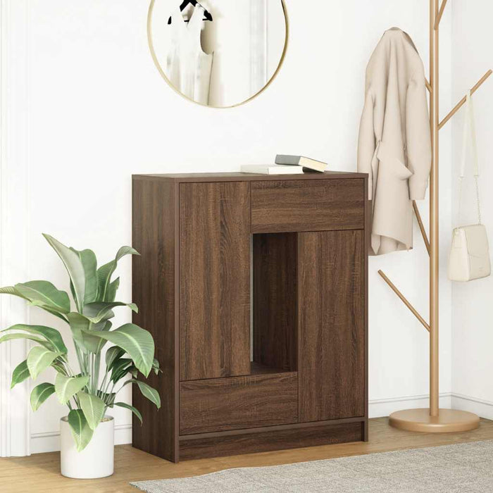 Bufetă cu sertare și uși Stejar maro 73x31x90 cm - WALTI WALTI