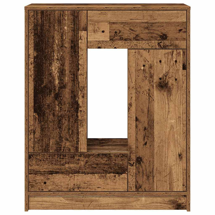 Bufetă cu sertare și uși Lemn vechi 73x31x90 cm - WALTI WALTI