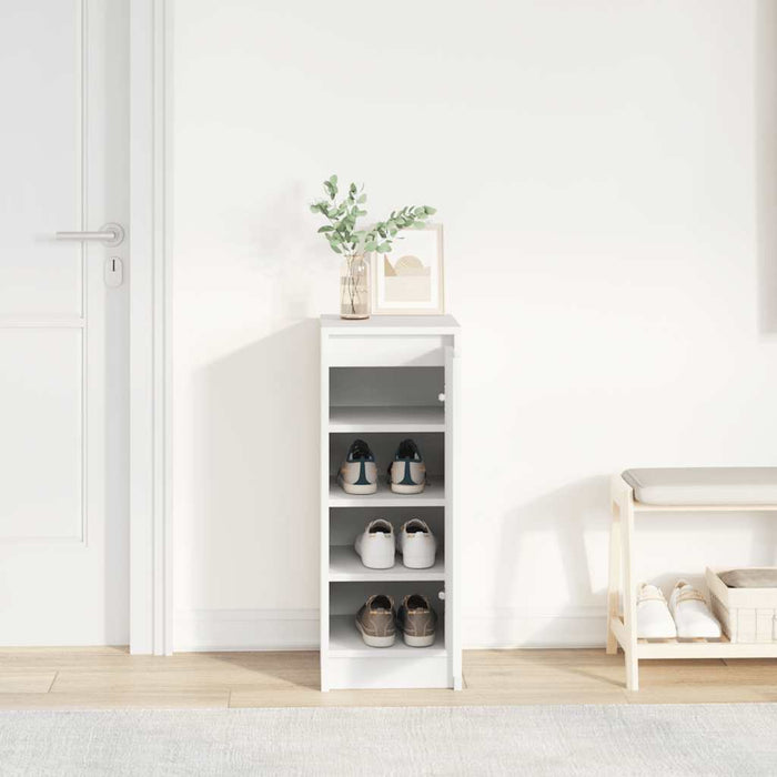 Dulap pentru încălțăminte alb 29,5x34x76 cm lemn prelucrat - WALTI WALTI