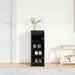 Dulap Pantofi Stejar Negru 29,5x34x76 cm Lemn prelucrat - WALTI WALTI