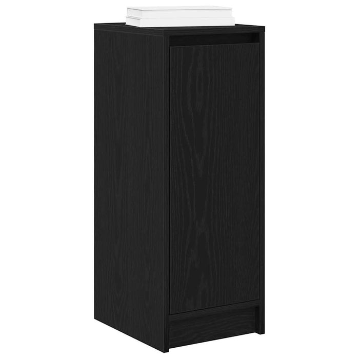 Dulap Pantofi Stejar Negru 29,5x34x76 cm Lemn prelucrat - WALTI WALTI
