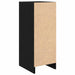 Dulap Pantofi Stejar Negru 29,5x34x76 cm Lemn prelucrat - WALTI WALTI