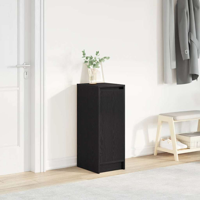 Dulap Pantofi Stejar Negru 29,5x34x76 cm Lemn prelucrat - WALTI WALTI