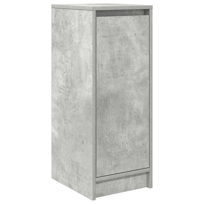 Dulap Pantofi Beton Gri 29,5x34x76 cm Lemn de prelucrat - WALTI WALTI