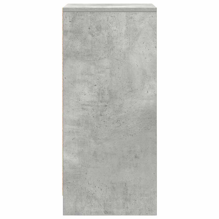 Dulap Pantofi Beton Gri 29,5x34x76 cm Lemn de prelucrat - WALTI WALTI