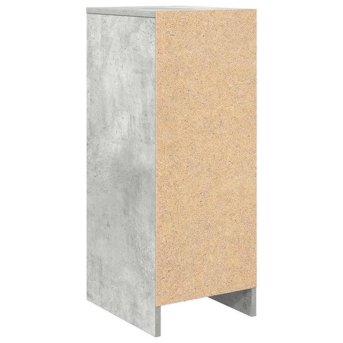 Dulap Pantofi Beton Gri 29,5x34x76 cm Lemn de prelucrat - WALTI WALTI