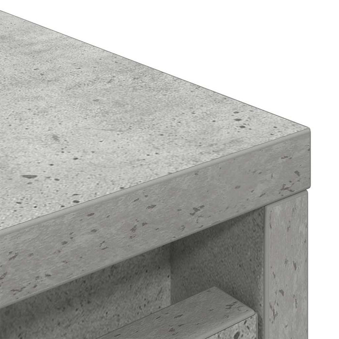Dulap Pantofi Beton Gri 29,5x34x76 cm Lemn de prelucrat - WALTI WALTI