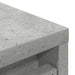 Dulap Pantofi Beton Gri 29,5x34x76 cm Lemn de prelucrat - WALTI WALTI