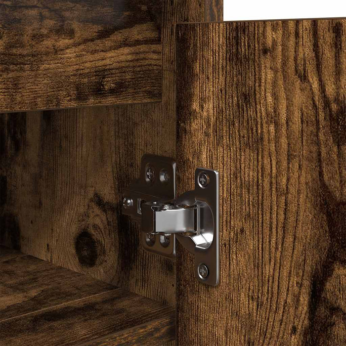 Dulap Pantofi stejar afumat 29,5x34x76 cm Lemn prelucrat - WALTI WALTI