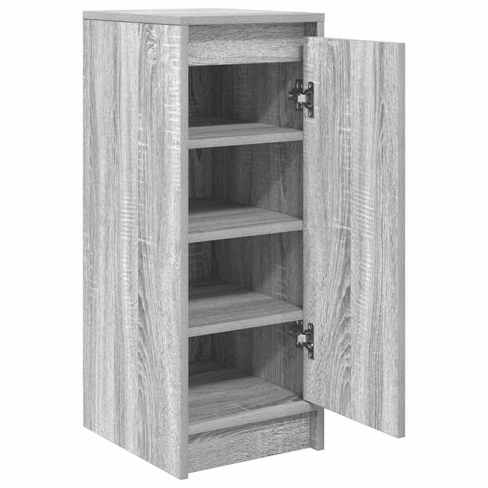 Dulap de pantofi gri Sonoma 29,5x34x76 cm lemn prelucrat - WALTI WALTI