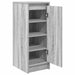 Dulap de pantofi gri Sonoma 29,5x34x76 cm lemn prelucrat - WALTI WALTI