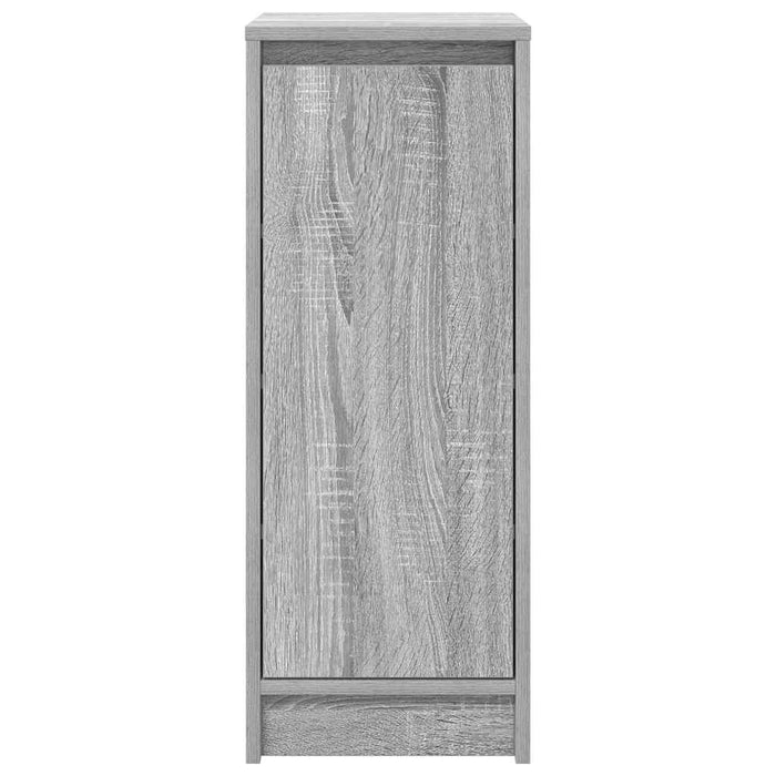 Dulap de pantofi gri Sonoma 29,5x34x76 cm lemn prelucrat - WALTI WALTI