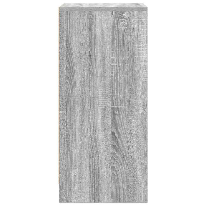 Dulap de pantofi gri Sonoma 29,5x34x76 cm lemn prelucrat - WALTI WALTI