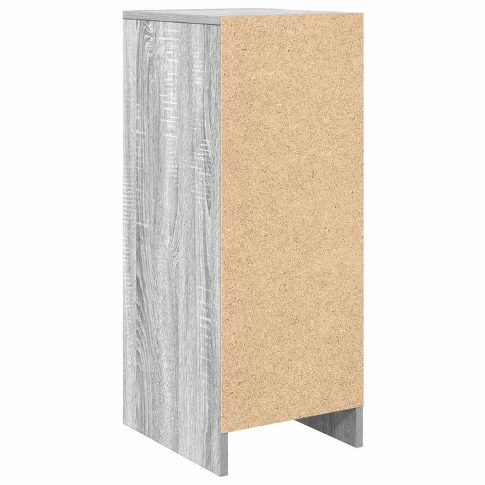 Dulap de pantofi gri Sonoma 29,5x34x76 cm lemn prelucrat - WALTI WALTI