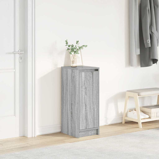 Dulap de pantofi gri Sonoma 29,5x34x76 cm lemn prelucrat - WALTI WALTI