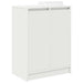 Dulap pentru încălțăminte alb 57x34x76 cm lemn prelucrat - WALTI WALTI