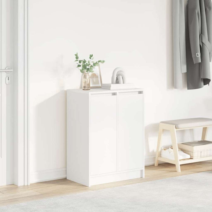 Dulap pentru încălțăminte alb 57x34x76 cm lemn prelucrat - WALTI WALTI