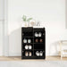 Dulap Pantofi Stejar Negru 57x34x76 cm Lemn prelucrat - WALTI WALTI
