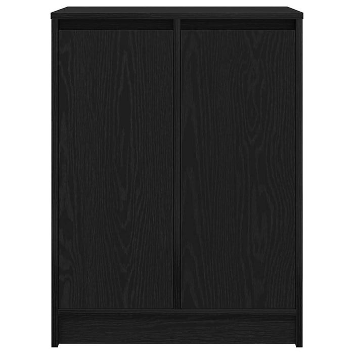 Dulap Pantofi Stejar Negru 57x34x76 cm Lemn prelucrat - WALTI WALTI