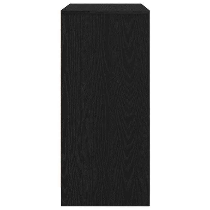 Dulap Pantofi Stejar Negru 57x34x76 cm Lemn prelucrat - WALTI WALTI