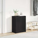 Dulap Pantofi Stejar Negru 57x34x76 cm Lemn prelucrat - WALTI WALTI