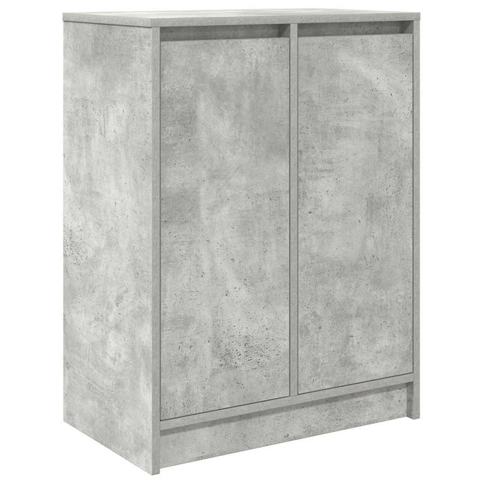 Dulap Pantofi Beton Gri 57x34x76 cm Lemn de prelucrat - WALTI WALTI